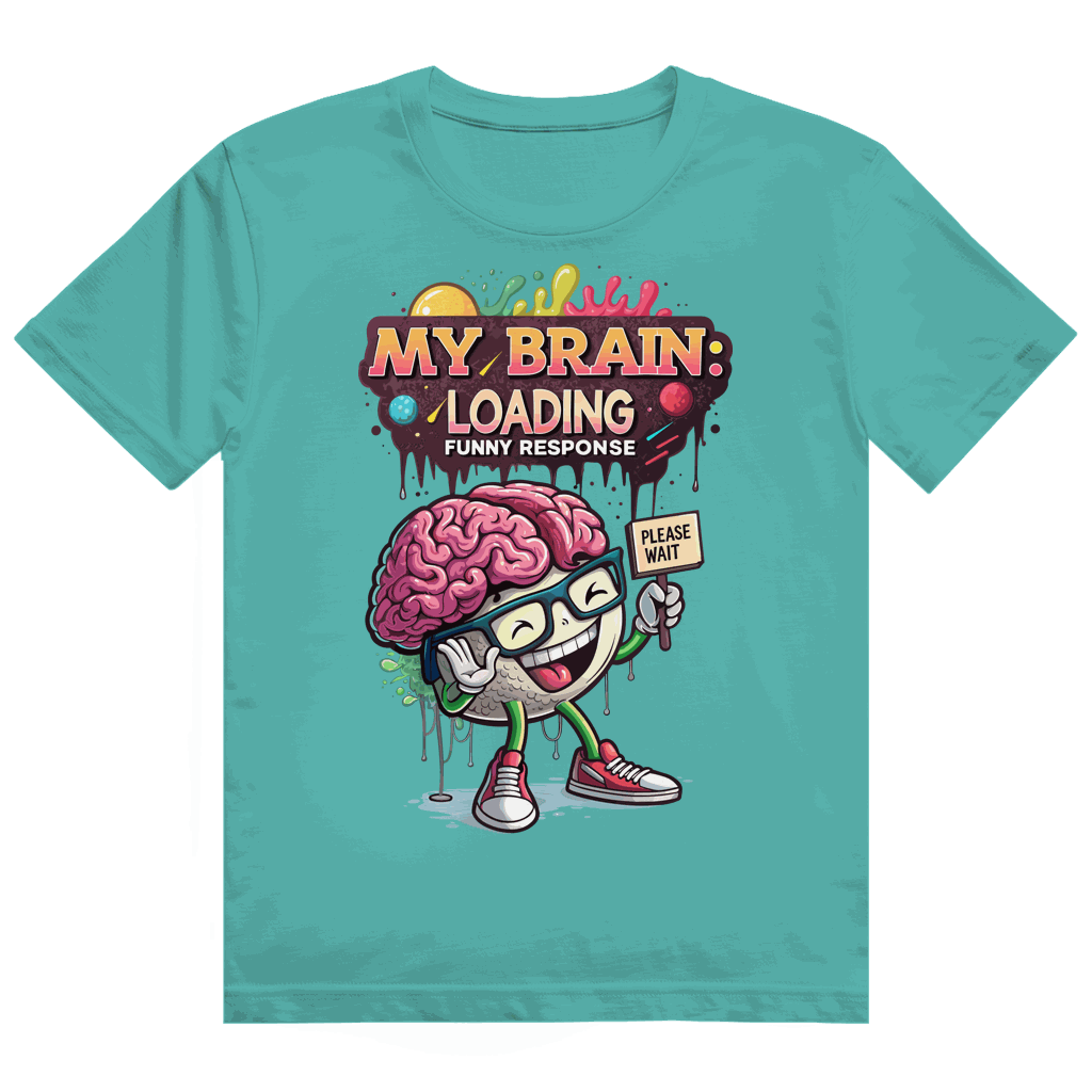 Heavy Cotton T-Shirt - My Brain loading | Division420®