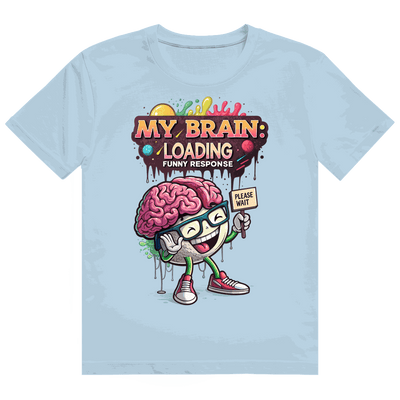 Heavy Cotton T-Shirt - My Brain loading | Division420®