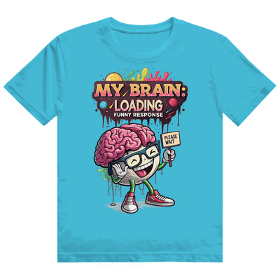 Größentabelle für Heavy Cotton T-Shirt von Division420 mit My Brain loading Design