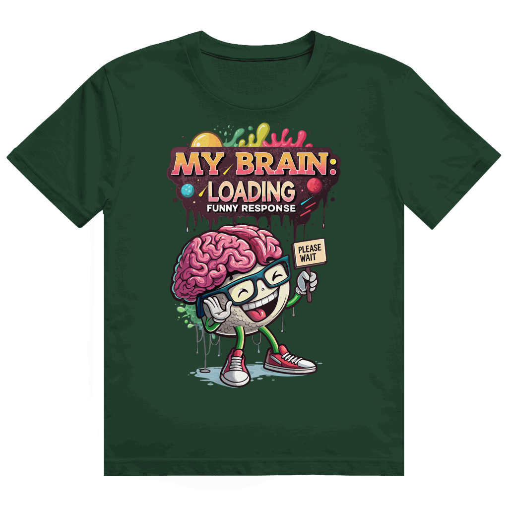 Heavy Cotton T-Shirt - My Brain loading | Division420®