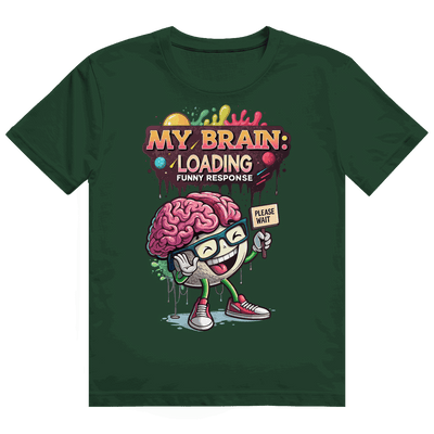 Heavy Cotton T-Shirt - My Brain loading | Division420®