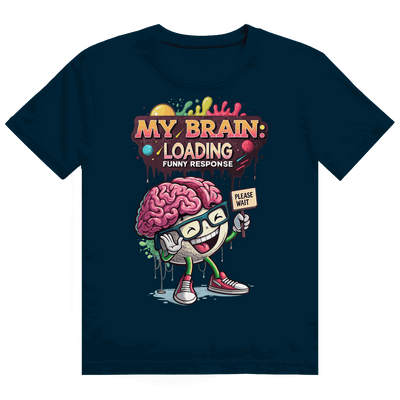 Heavy Cotton T-Shirt - My Brain loading | Division420®