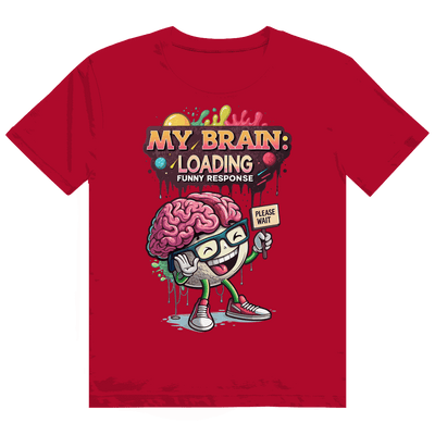 Heavy Cotton T-Shirt - My Brain loading | Division420®