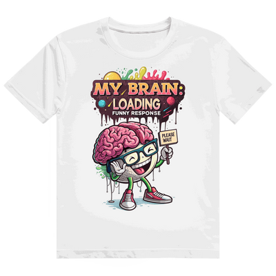 Heavy Cotton T-Shirt - My Brain loading | Division420®