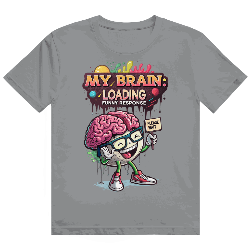 Heavy Cotton T-Shirt - My Brain loading | Division420®
