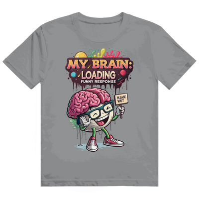 Heavy Cotton T-Shirt - My Brain loading | Division420®