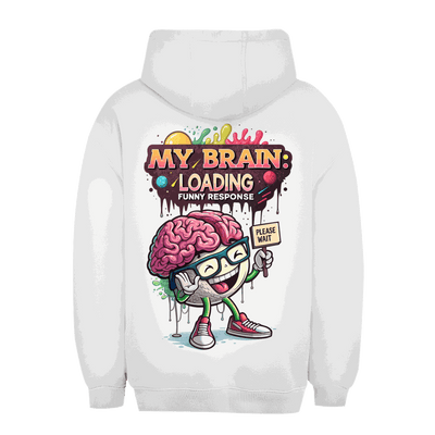 Unisex Oversize Hoodie mit My Brain loading Print und entspanntem Streetstyle Design