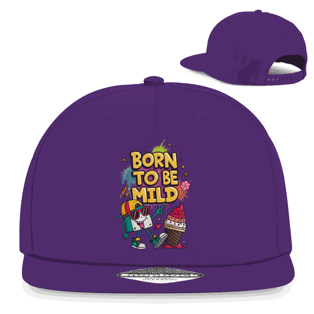 Snapback Rapper Cap - Born to be mild | Division420®