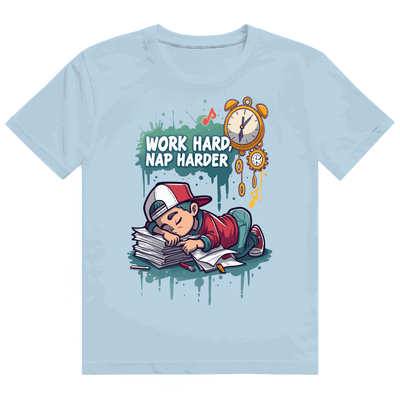 Heavy Cotton T-Shirt - Work hard, nap harder | Division420®