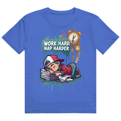 Heavy Cotton T-Shirt - Work hard, nap harder | Division420®