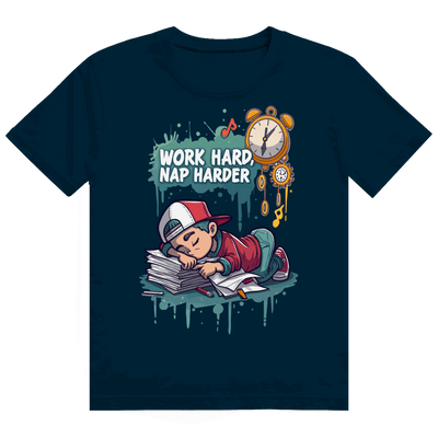 Heavy Cotton T-Shirt - Work hard, nap harder | Division420®