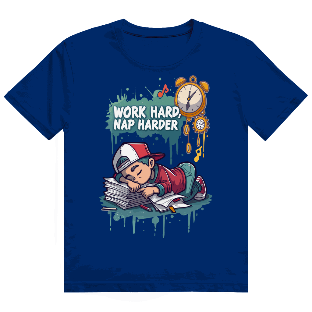 Heavy Cotton T-Shirt - Work hard, nap harder | Division420®