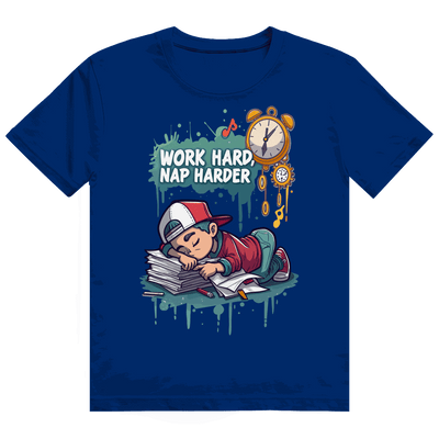 Heavy Cotton T-Shirt - Work hard, nap harder | Division420®