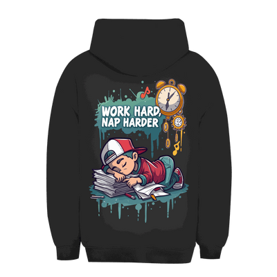 Unisex Oversize Hoodie - Work hard, nap harder | Division420®