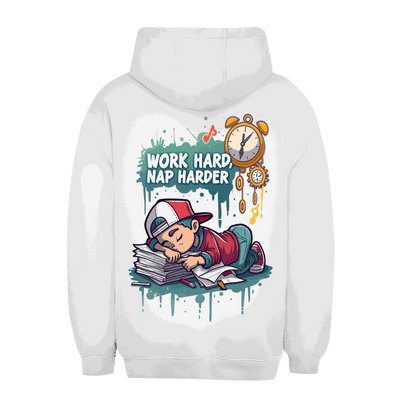 Unisex Oversize Hoodie - Work hard, nap harder | Division420®