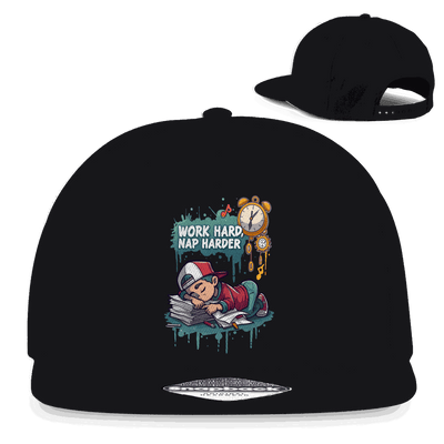 Snapback Rapper Cap - Work hard, nap harder | Division420®