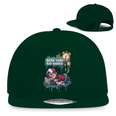 Snapback Rapper Cap - Work hard, nap harder | Division420®