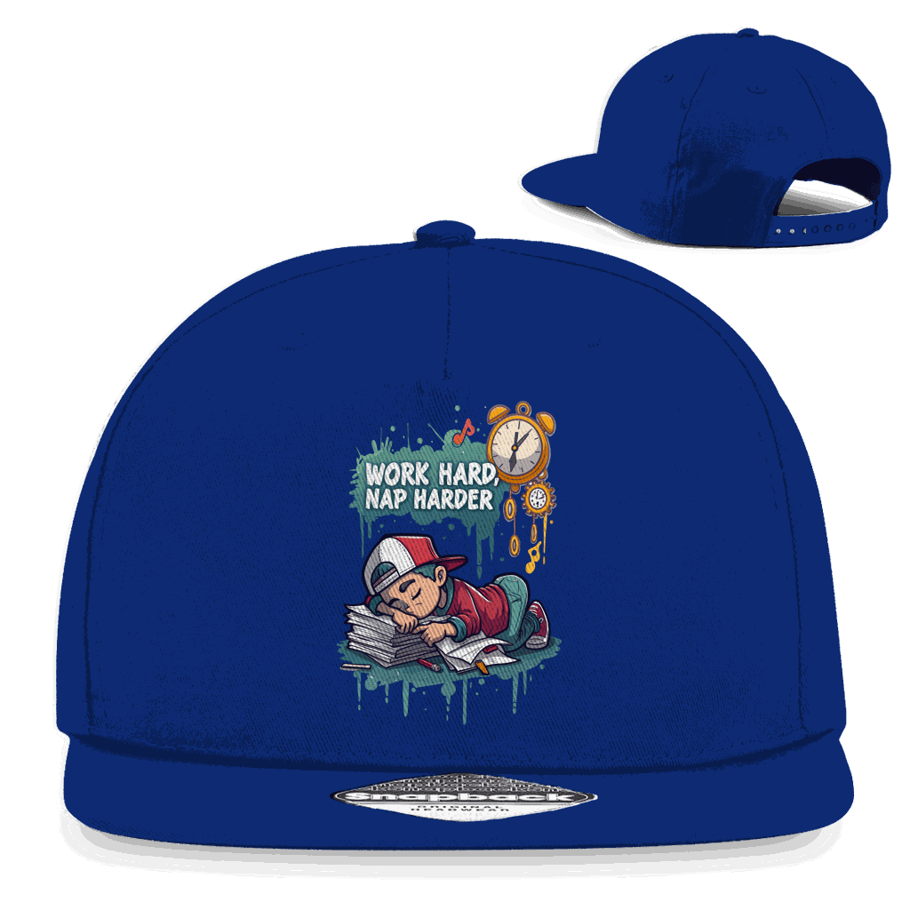 Snapback Rapper Cap - Work hard, nap harder | Division420®