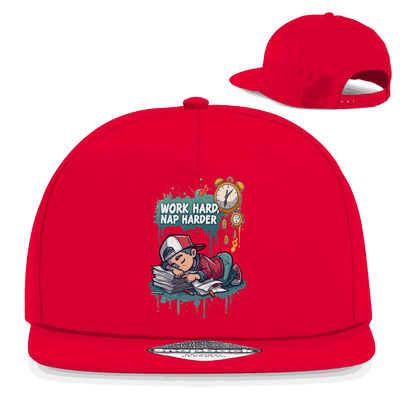 Snapback Rapper Cap - Work hard, nap harder | Division420®