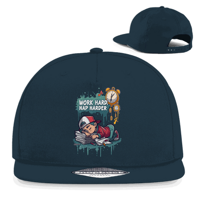 Snapback Rapper Cap - Work hard, nap harder | Division420®