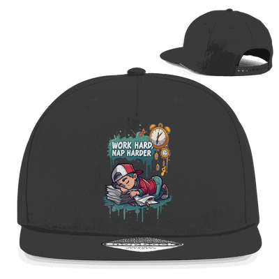 Snapback Rapper Cap - Work hard, nap harder | Division420®