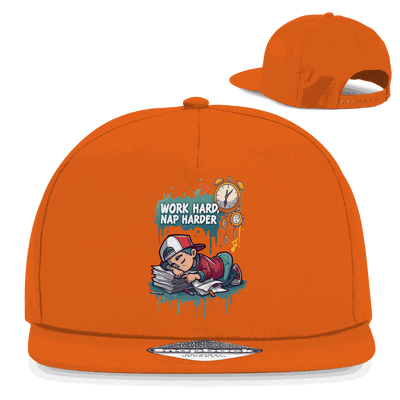 Snapback Rapper Cap - Work hard, nap harder | Division420®