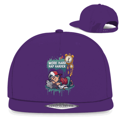 Snapback Rapper Cap - Work hard, nap harder | Division420®