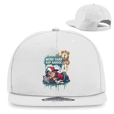 Snapback Rapper Cap - Work hard, nap harder | Division420®