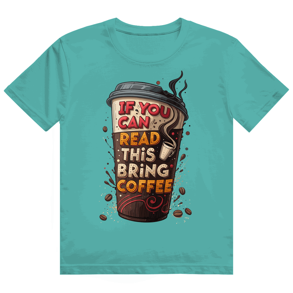 Heavy Cotton T-Shirt - Bring Coffee! | Division420®