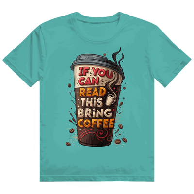 Heavy Cotton T-Shirt - Bring Coffee! | Division420®