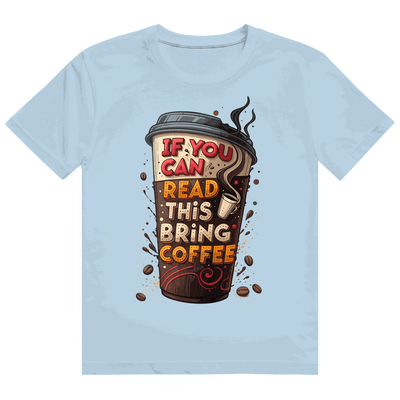 Heavy Cotton T-Shirt - Bring Coffee! | Division420®