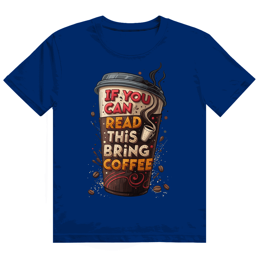 Heavy Cotton T-Shirt - Bring Coffee! | Division420®