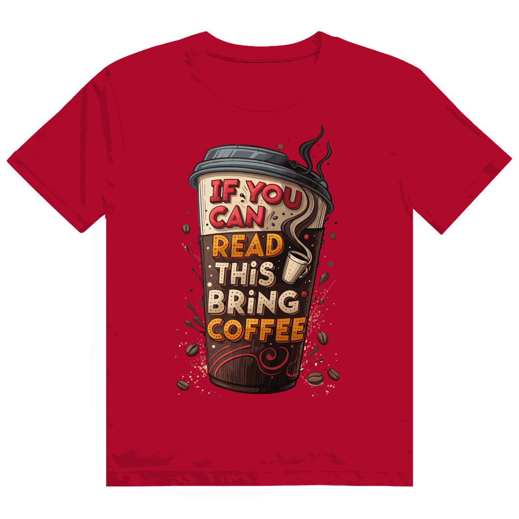 Heavy Cotton T-Shirt - Bring Coffee! | Division420®