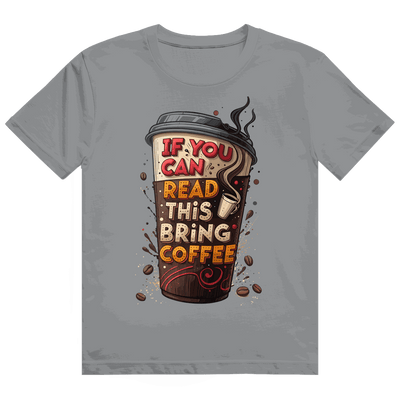 Heavy Cotton T-Shirt - Bring Coffee! | Division420®