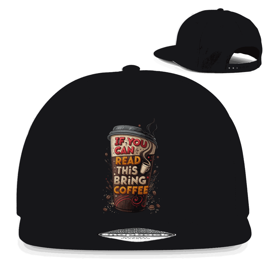 Snapback Rapper Cap - Bring Coffee! | Division420®