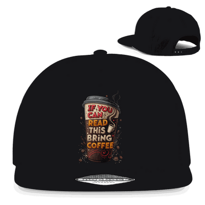 Snapback Rapper Cap - Bring Coffee! | Division420®