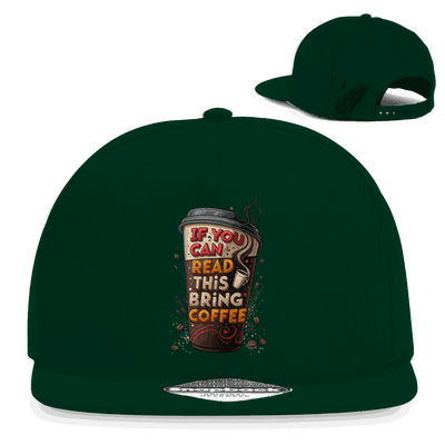 Snapback Rapper Cap - Bring Coffee! | Division420®