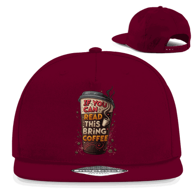 Snapback Rapper Cap - Bring Coffee! | Division420®