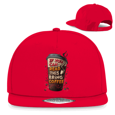 Snapback Rapper Cap - Bring Coffee! | Division420®