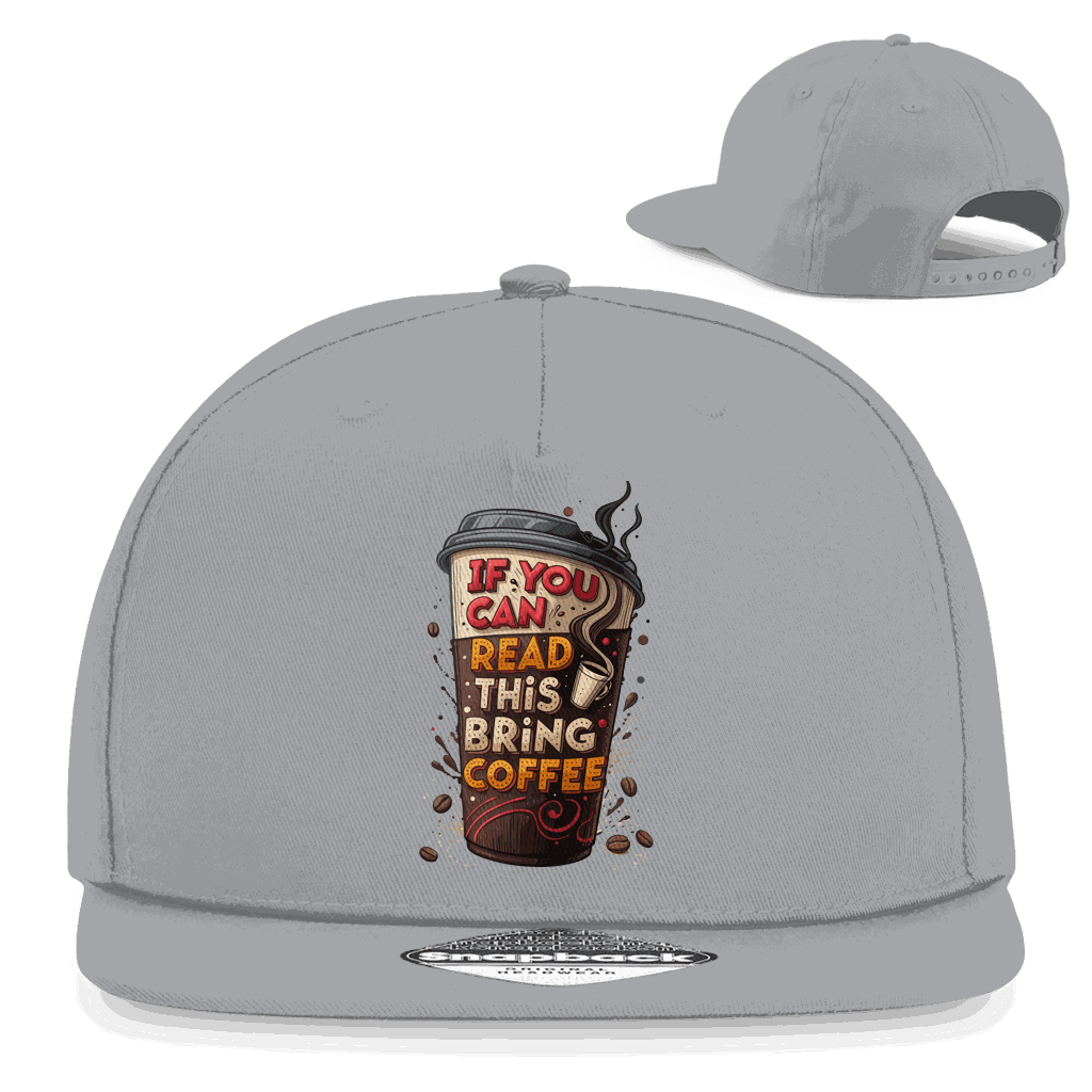 Snapback Rapper Cap - Bring Coffee! | Division420®