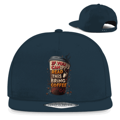 Snapback Rapper Cap - Bring Coffee! | Division420®