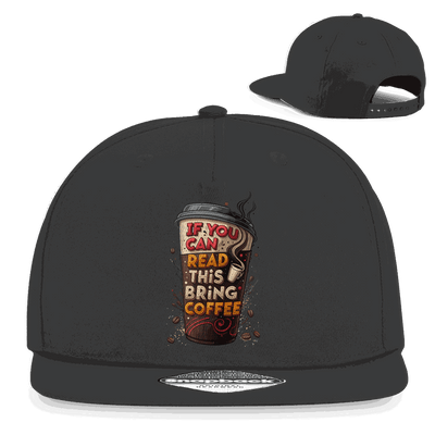Snapback Rapper Cap - Bring Coffee! | Division420®