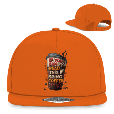 Snapback Rapper Cap - Bring Coffee! | Division420®