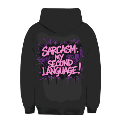 Unisex Oversize Hoodie - Sarcasm, second language | Division420®