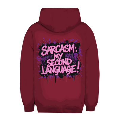 Unisex Oversize Hoodie - Sarcasm, second language | Division420®