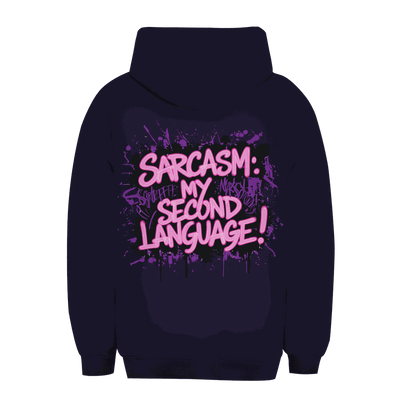Unisex Oversize Hoodie - Sarcasm, second language | Division420®