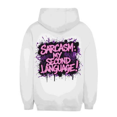 Unisex Oversize Hoodie - Sarcasm, second language | Division420®