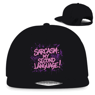 Snapback Rapper Cap - Sarcasm, second language | Division420®