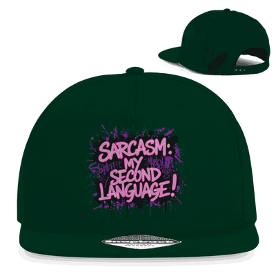 Snapback Rapper Cap - Sarcasm, second language | Division420®