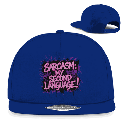 Snapback Rapper Cap - Sarcasm, second language | Division420®